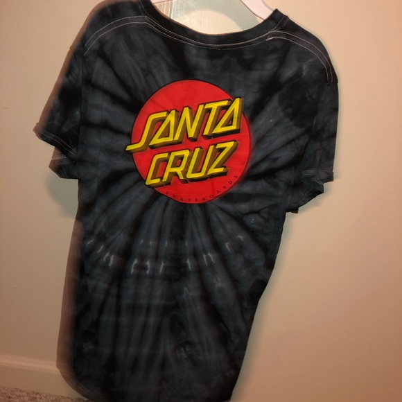 santa cruz black & white t-shirt - Picture 2 of 2